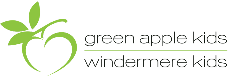 Green Apple Kids & Windermere Kids logo